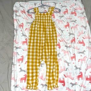 Angel Dear Gingham Jumper